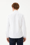 Men's White Long Sleeve Shirt