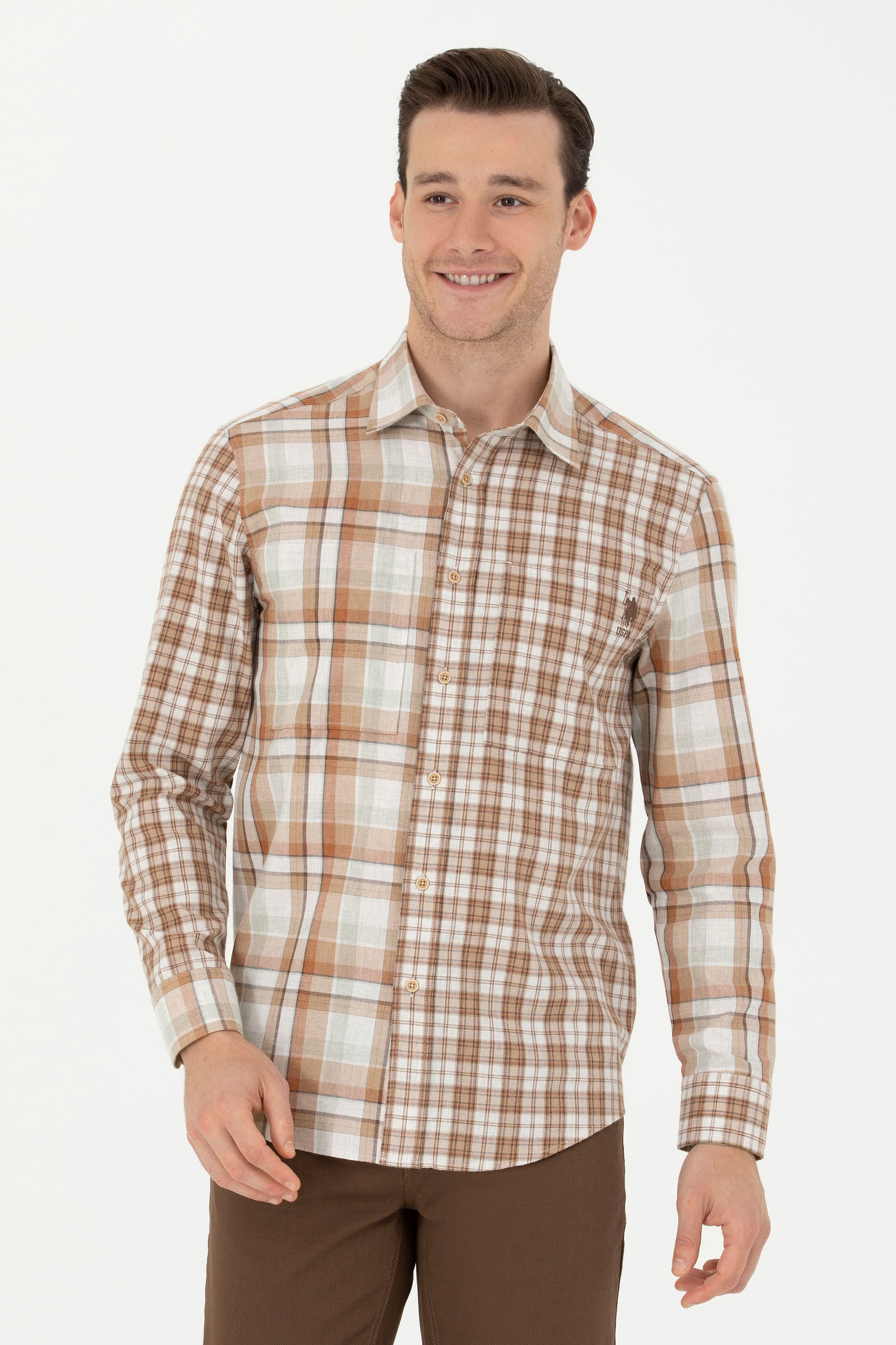 Men's Sand Long Sleeve Shirt