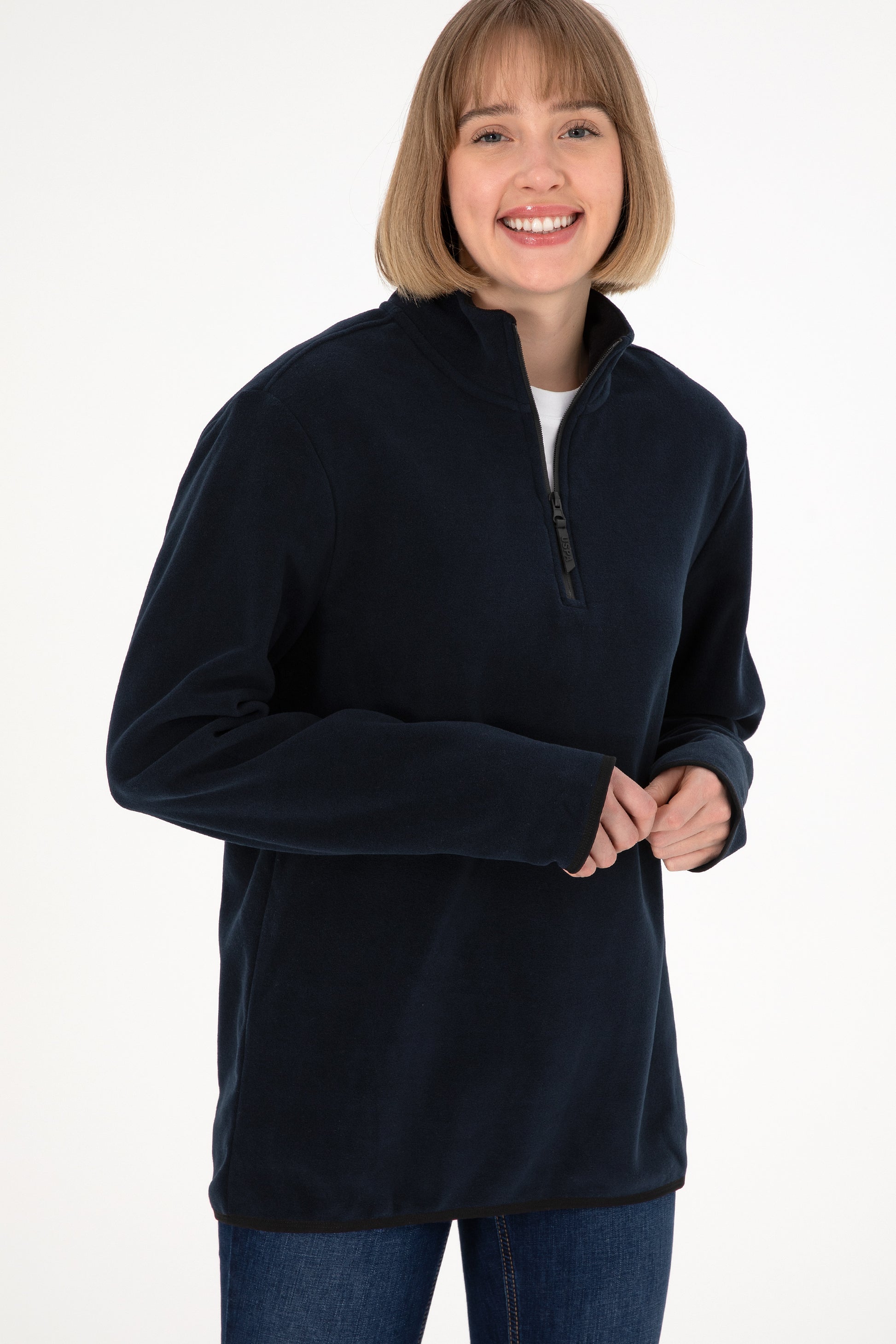 Men's Navy Blue Basic Sweatshirt