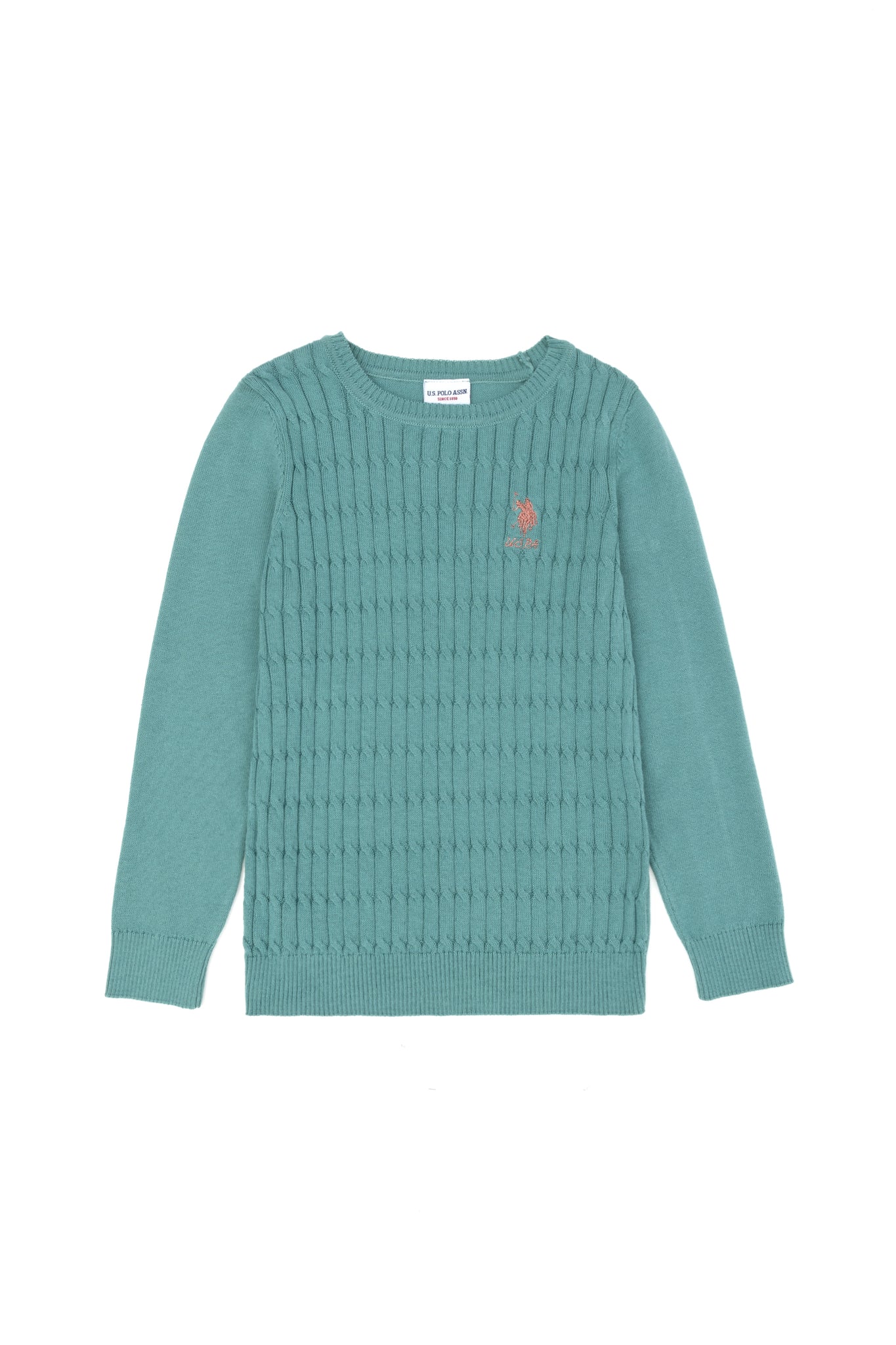 Girl's Mint Basic Sweater