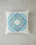 Acha Embroidered Cushion Cover Fuchsia