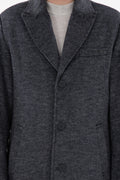 Men's Navy Blue Cashmere Coat