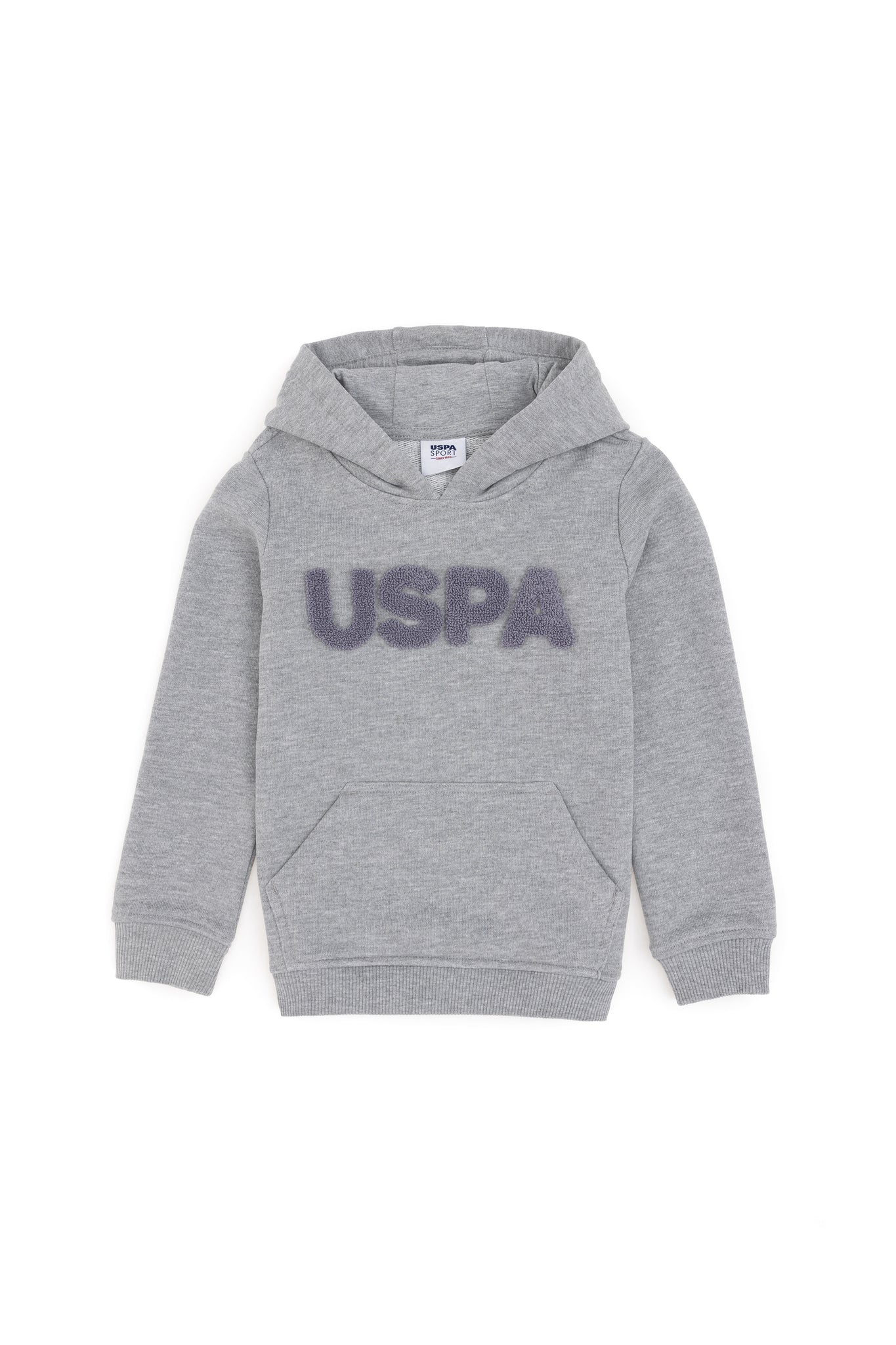 Boy's Grey Melange Basic Sweatshirt