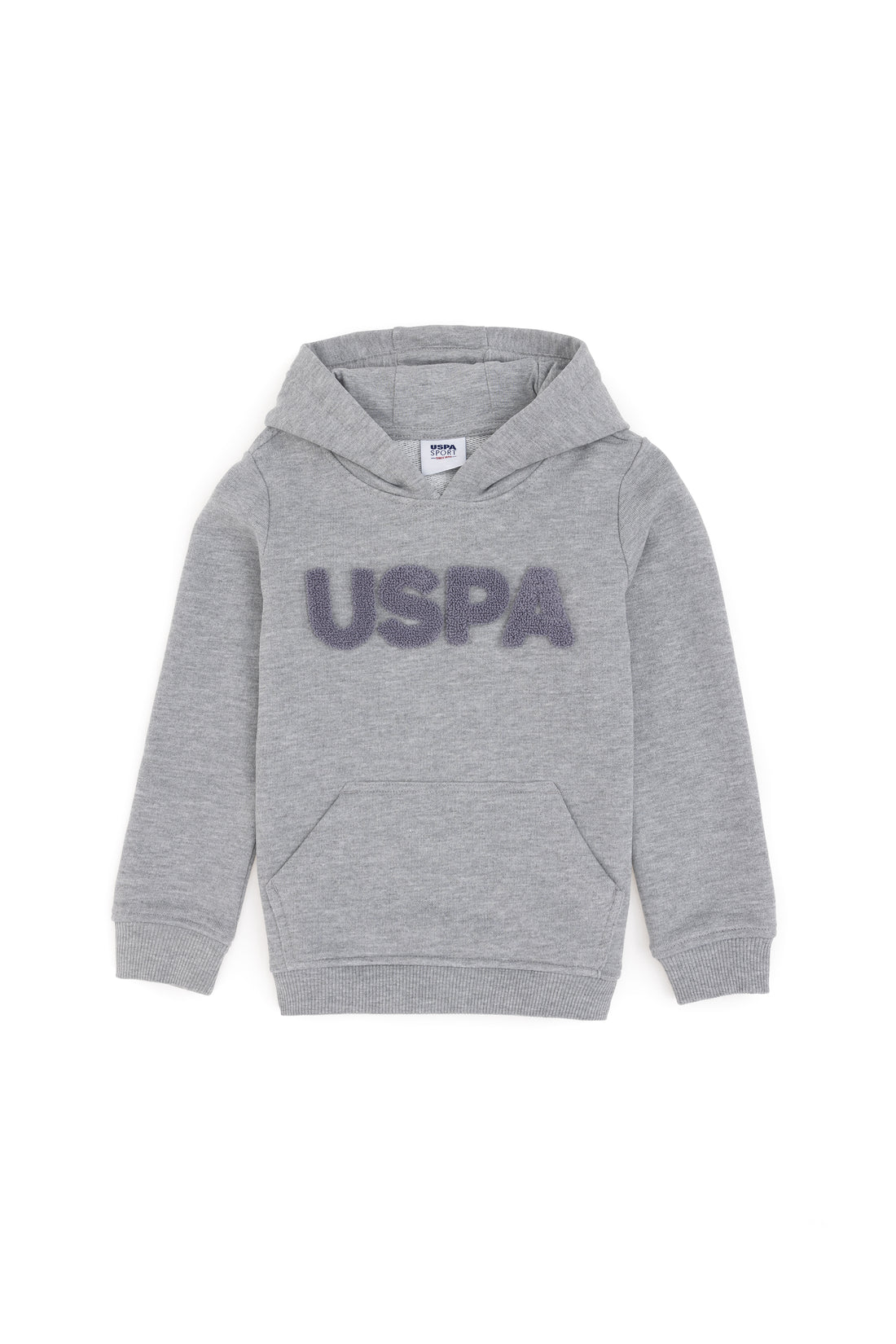 Boy's Grey Melange Basic Sweatshirt