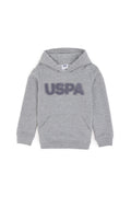Boy's Grey Melange Basic Sweatshirt