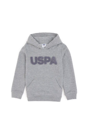 Boy's Grey Melange Basic Sweatshirt