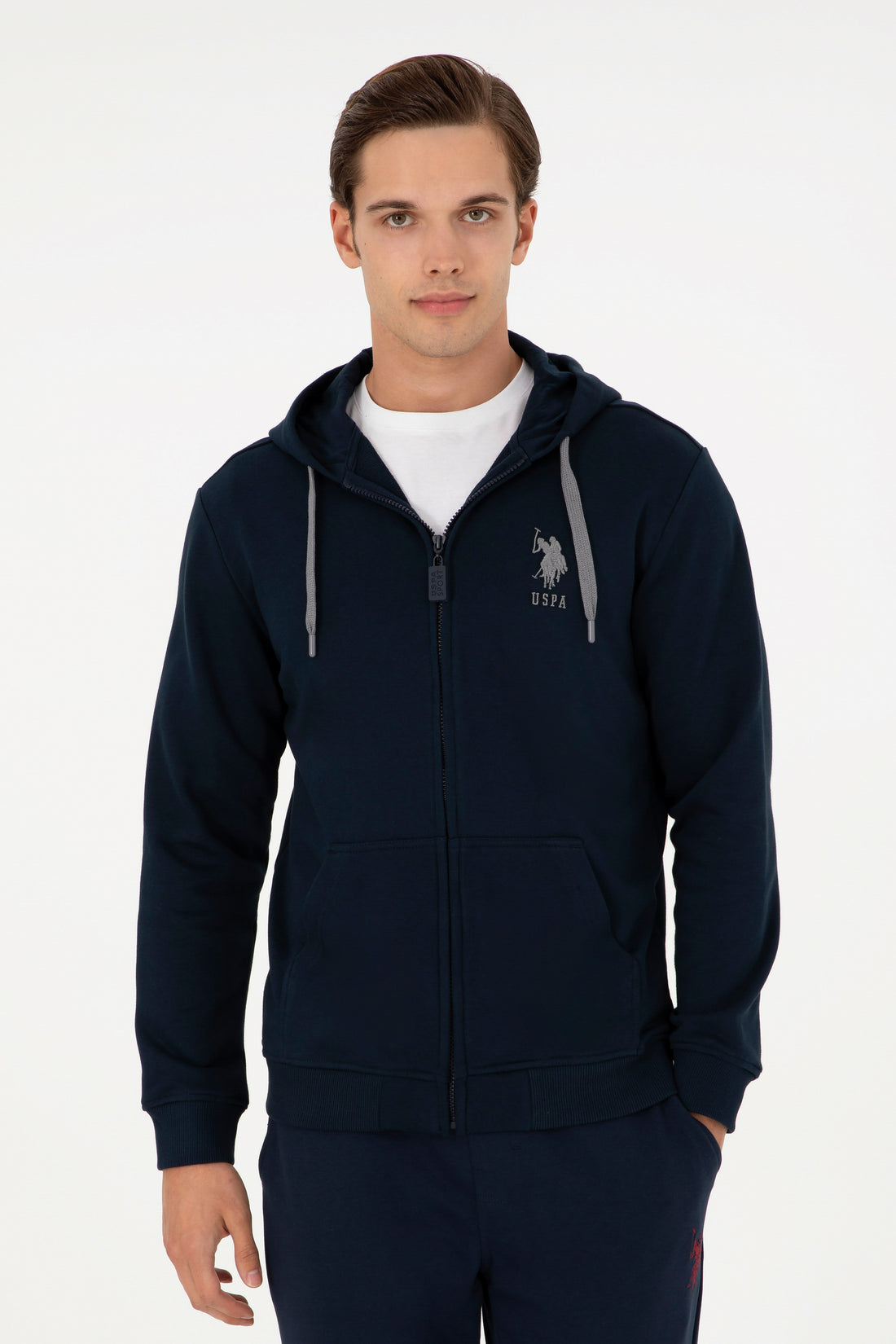 Men's Navy Blue Knitted Cardigan