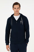 Men's Navy Blue Knitted Cardigan