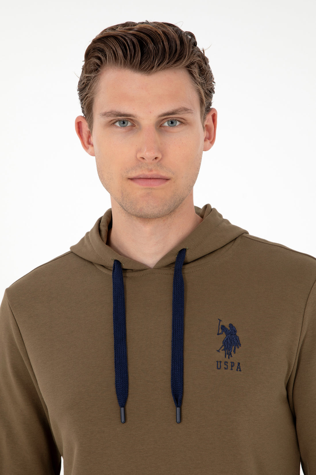 Men's Khaki Basic Sweatshirt