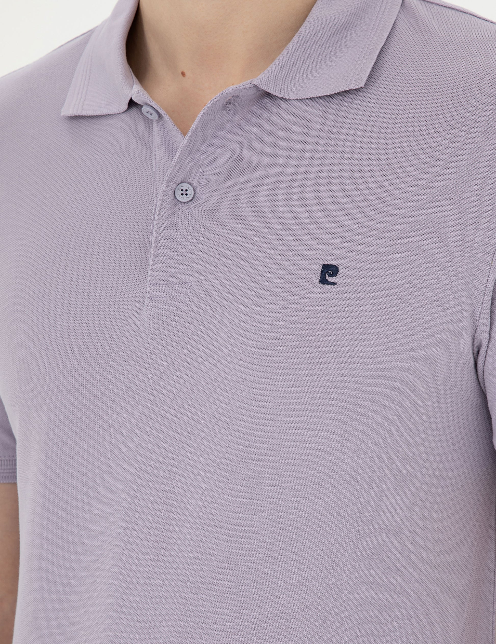 Lilac Slim Fit Basic T-Shirt
