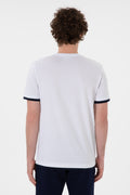 Men's Regular Fit Crew Neck White T-Shirt