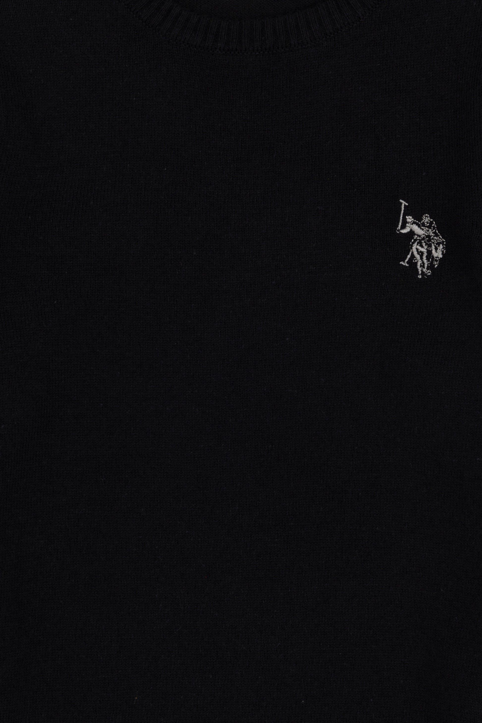 Boy's Black Basic Sweater