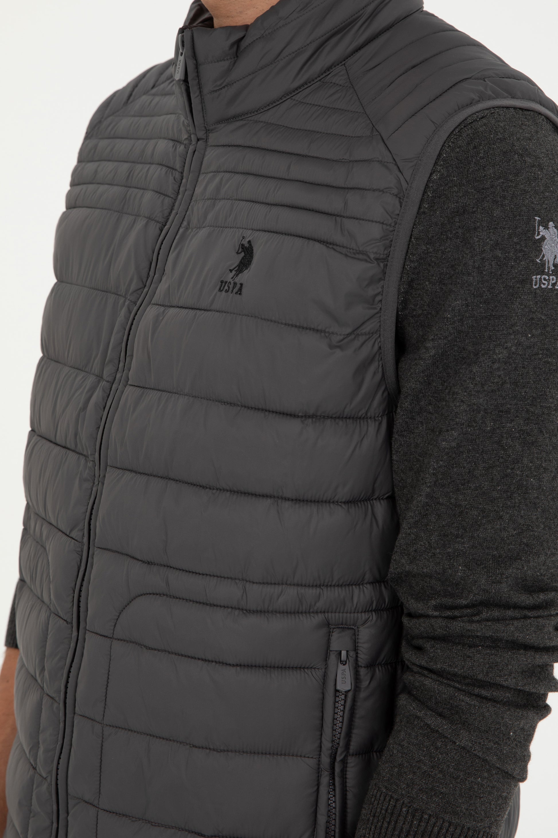 Men's Anthracite Vest