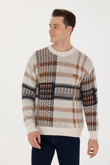 Men's Stone Melange Sweater