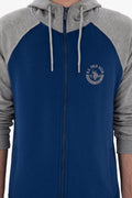 Men's Indigo Knitted Cardigan