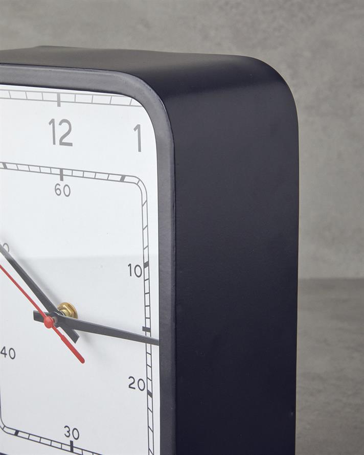 Albie Desk Clock Black