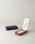 Alden Leather Jewelry Box Brown