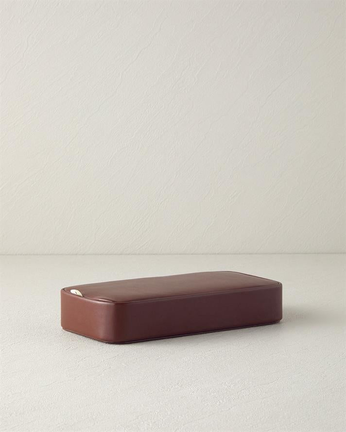 Ally Leather Jewelry Box Burgundy