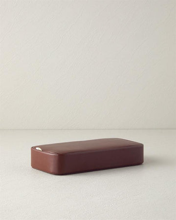 Ally Leather Jewelry Box Burgundy