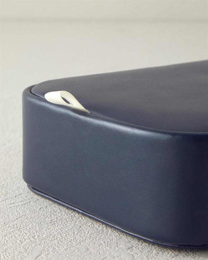 Angela Leather Jewelry Box Navy