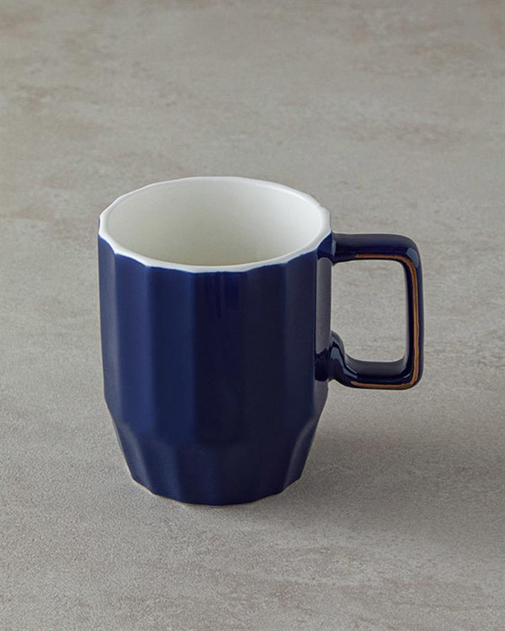 Angely New Bone China Mug 270 ml Navy