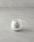 Aquarius New Bone China Mug 325 ml Black-White-Gold