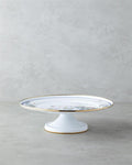Artistic Flower Enamel Cake Stand 31 cm Colorful