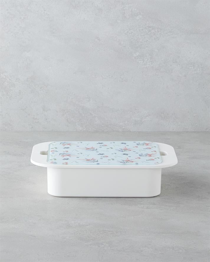 Artistic Garden Melamine Breakfast Set of 4 30x21 cm Colored