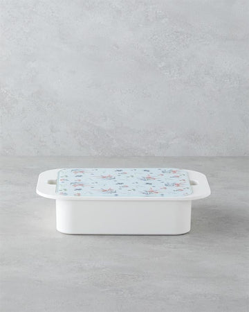 Artistic Garden Melamine Breakfast Set of 4 30x21 cm Colored