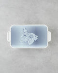 Artistic Garden Melamine Breakfast Set of 6 39x21 cm White - Navy