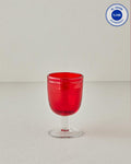 Desirzu Sabancı Calle Glass Handmade Goblet Red