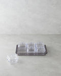 Axel Acrylic 6 Compartment Breakfast Box 25x35 cm Anthracite