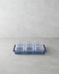Axel Acrylic 6 Compartment Breakfast Box 25x35 cm Blue