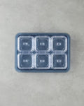 Axel Acrylic 6 Compartment Breakfast Box 25x35 cm Blue