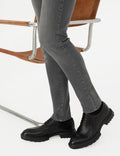 Black 100% Leather Casual Shoes