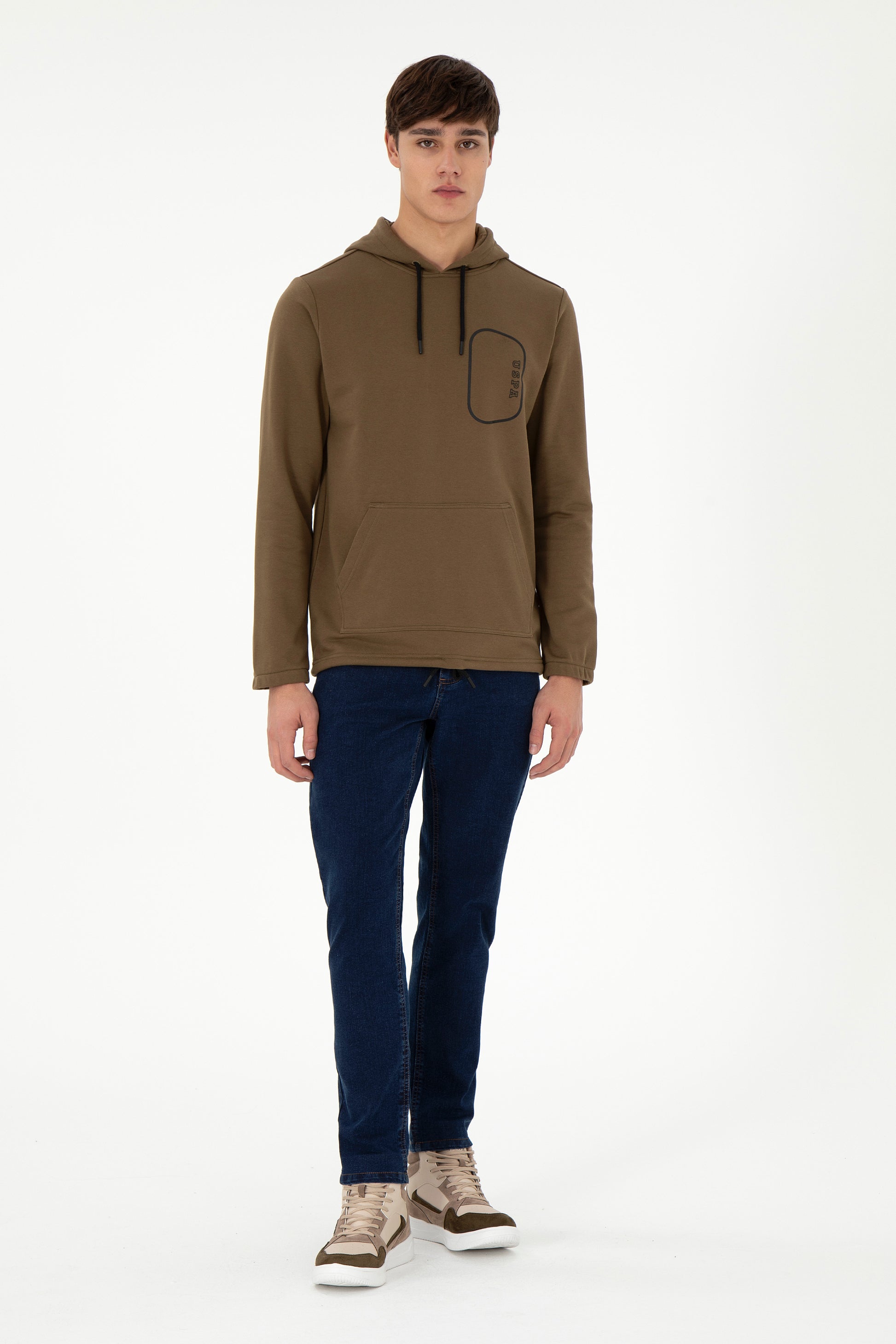 Men's Khaki Sweatshirt