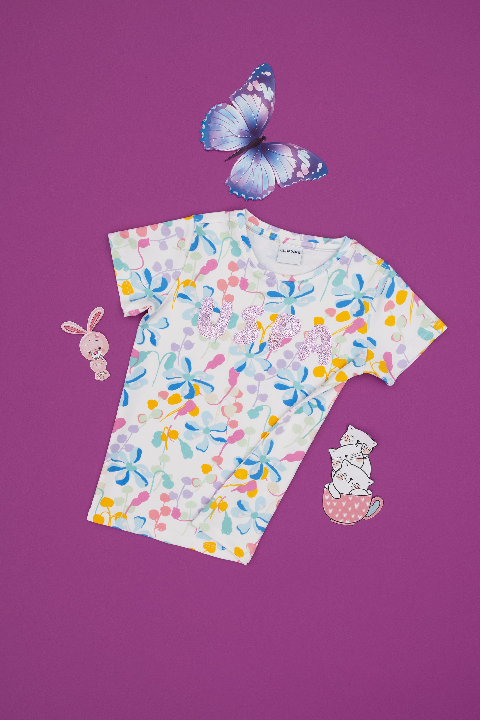 Girl's White T-Shirt