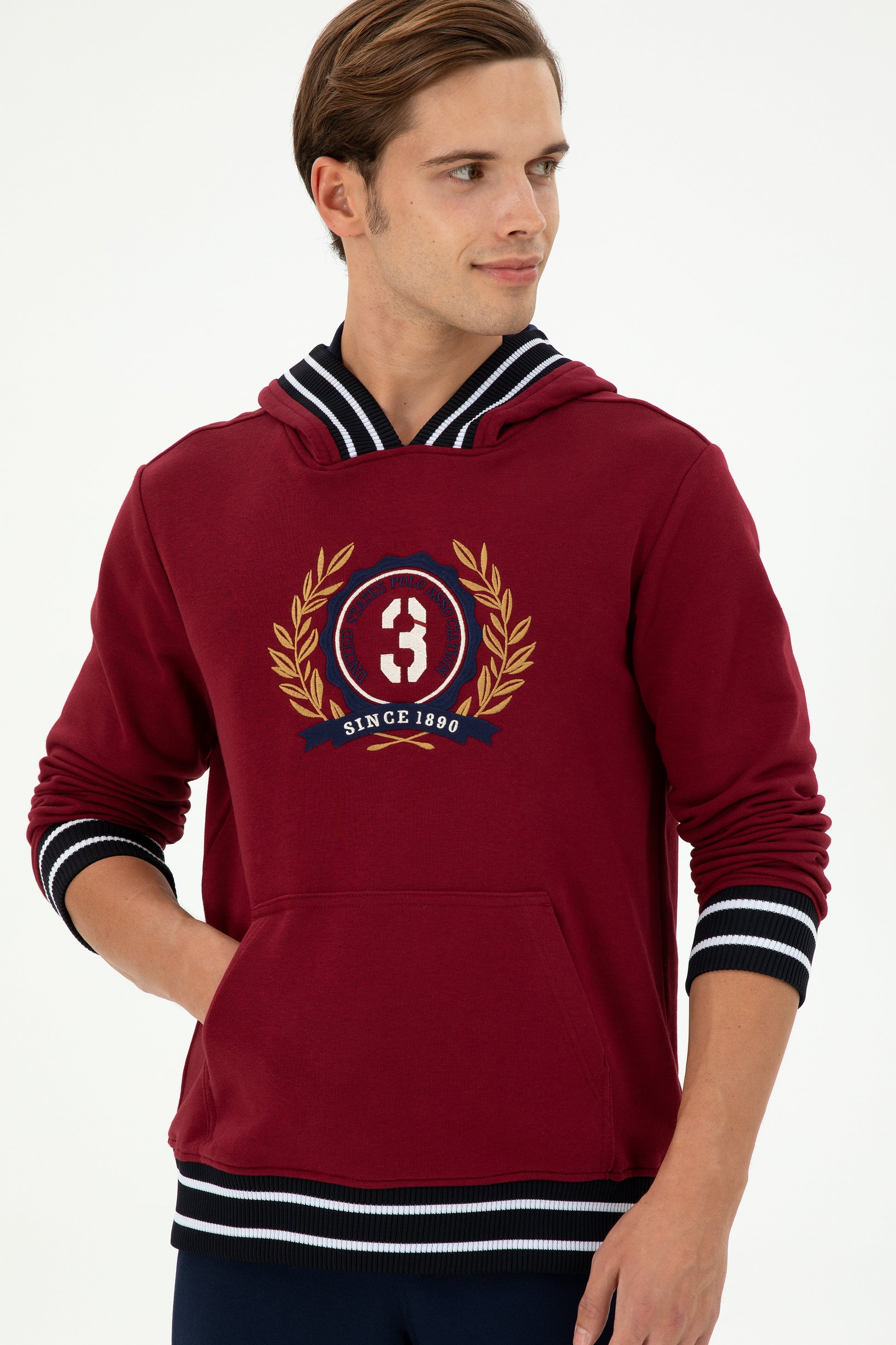 Men's Burgundy Sweatshirt