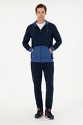 Men's Navy Blue Knitted Cardigan