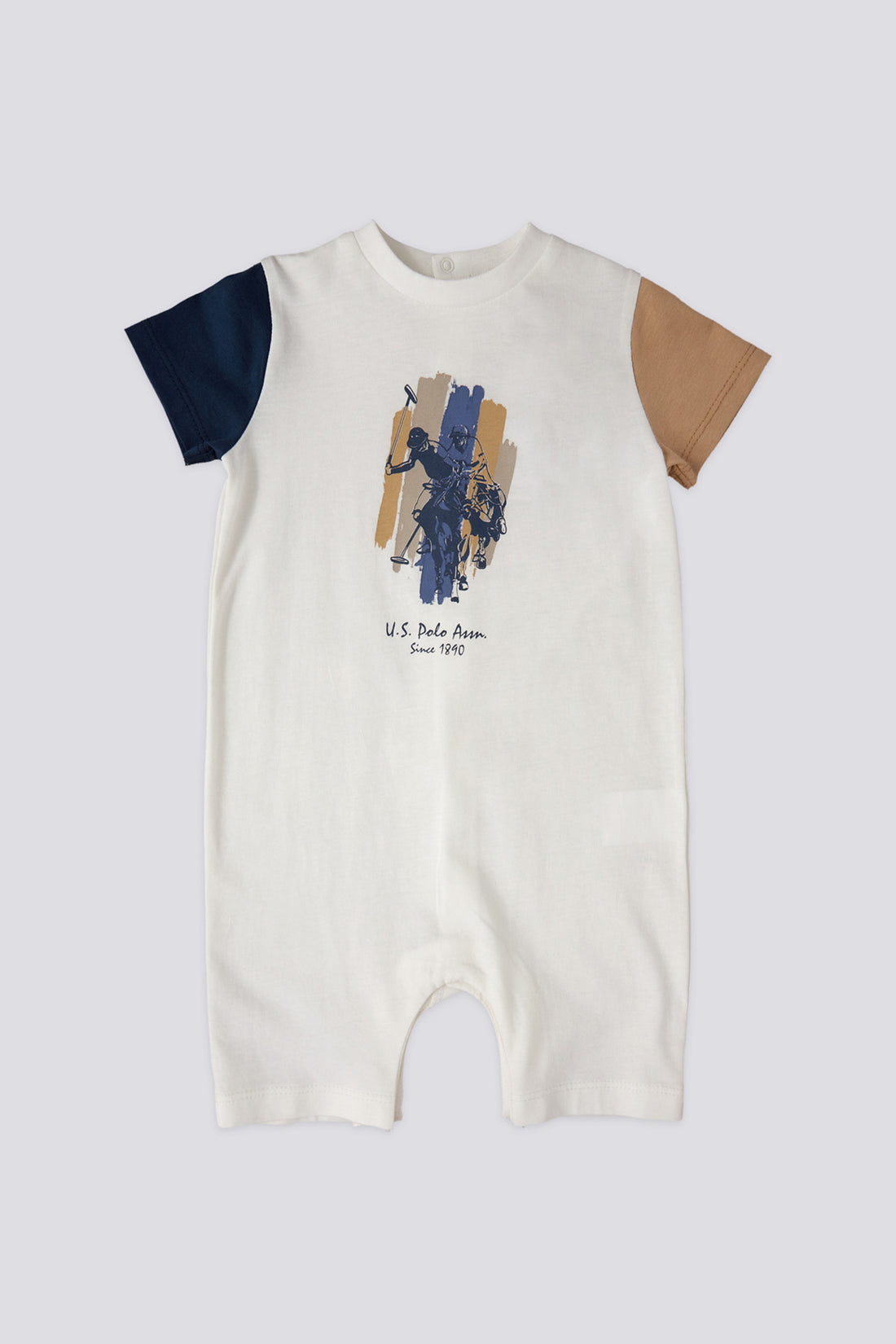 Baby Boy Printed Golf Jumpsuit