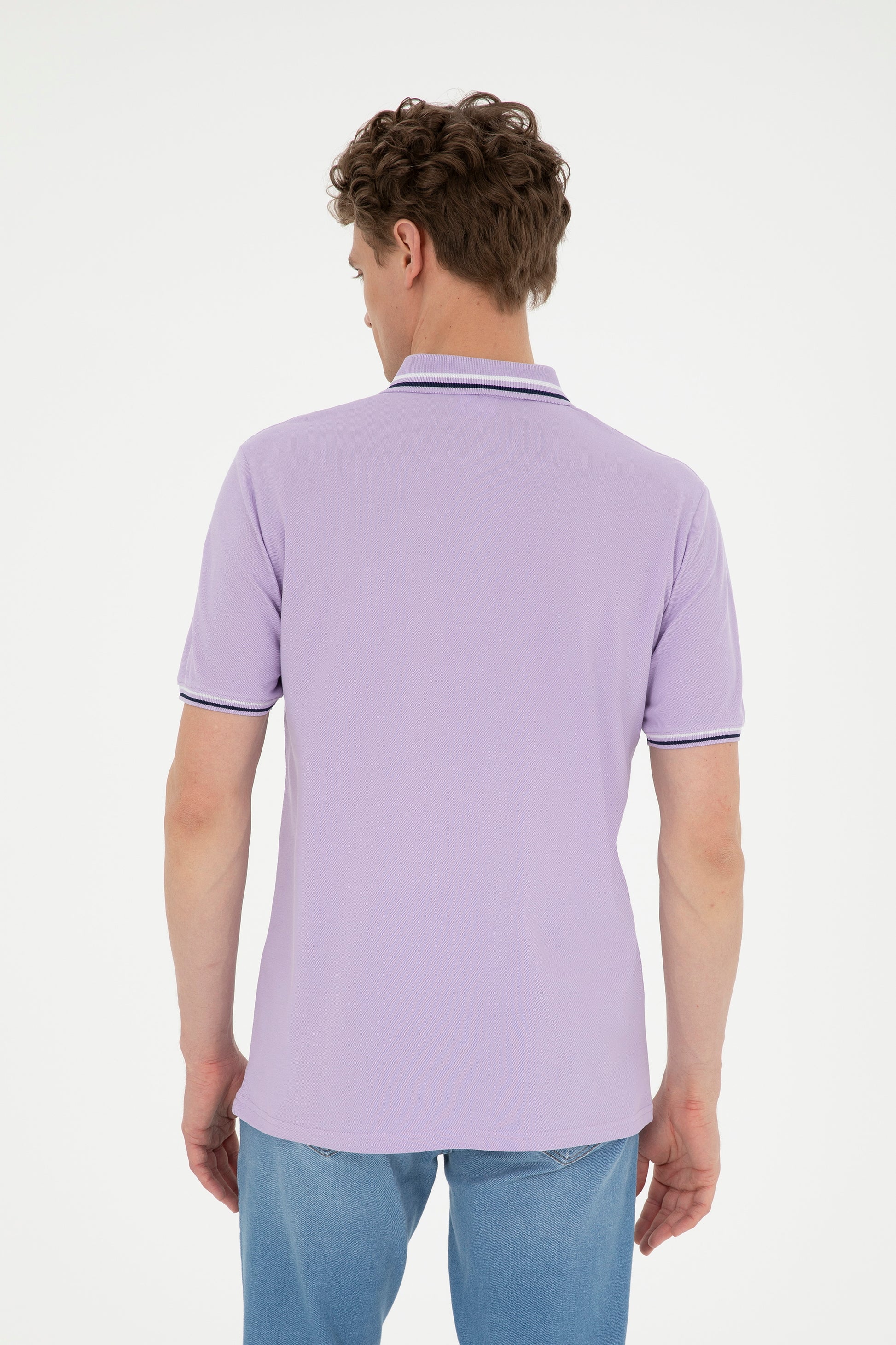 Men's Lilac Basic T-Shirt