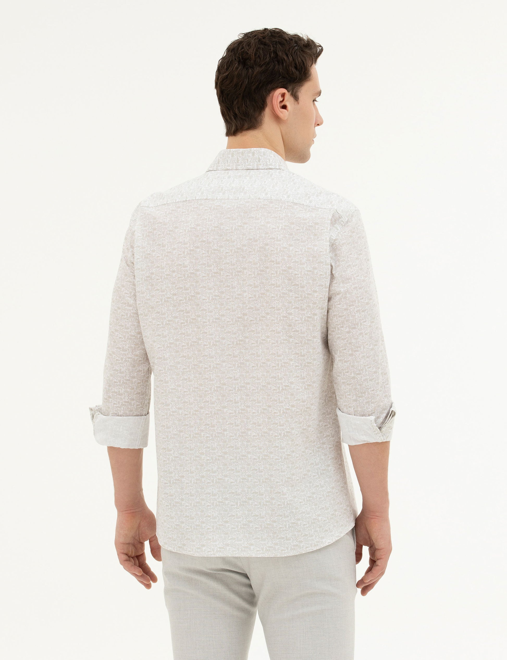 Green Regular Fit Long Sleeve Shirt