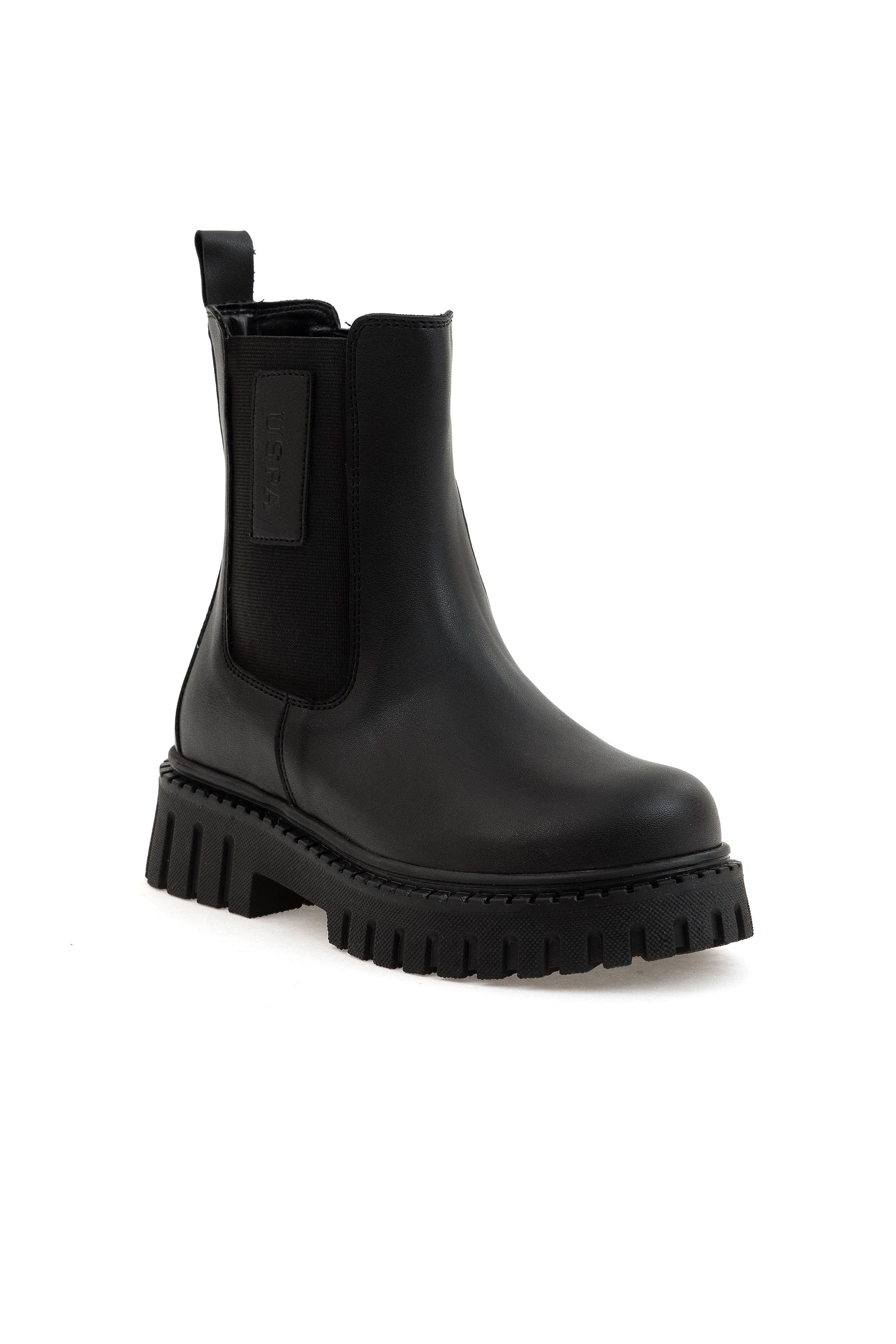 Girl's Black Boots