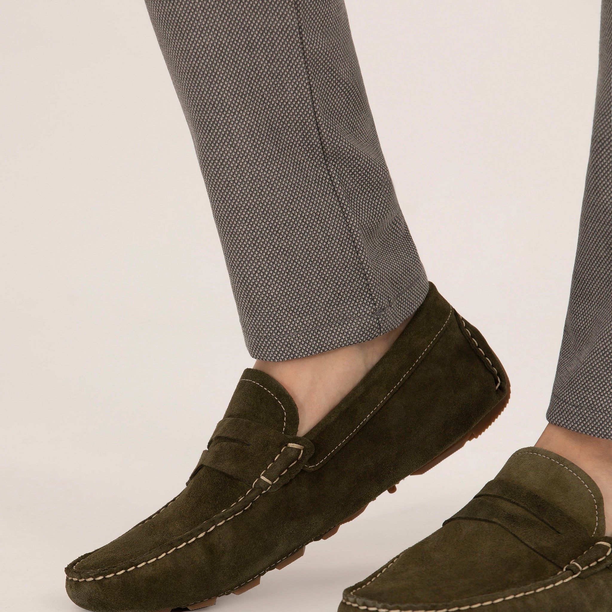 Green Loafer Shoes
