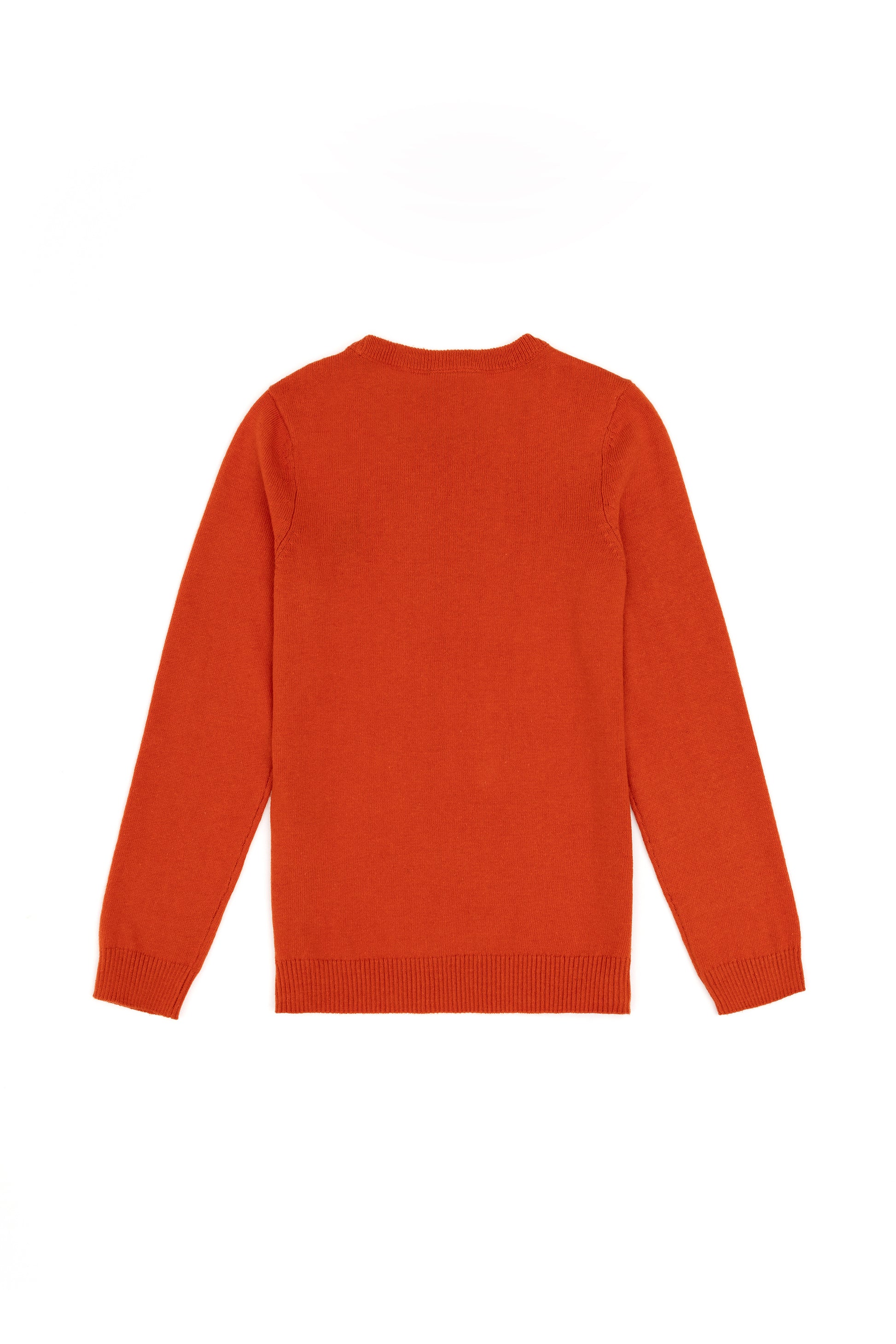 Girls' Tile Crew Neck Basic Sweater