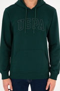 Men's Dark Green Basic Sweatshirt