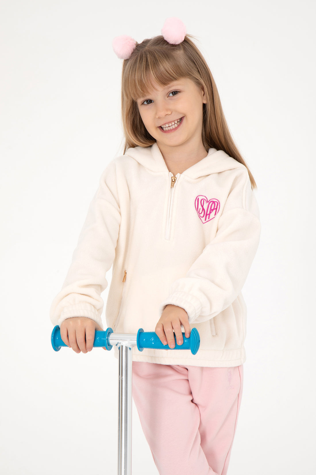 Girl's Cream Sweatshirt