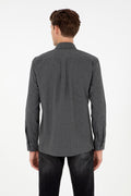 Men's Anthracite Long Sleeve Shirt