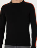 Black Slim Fit Sweater