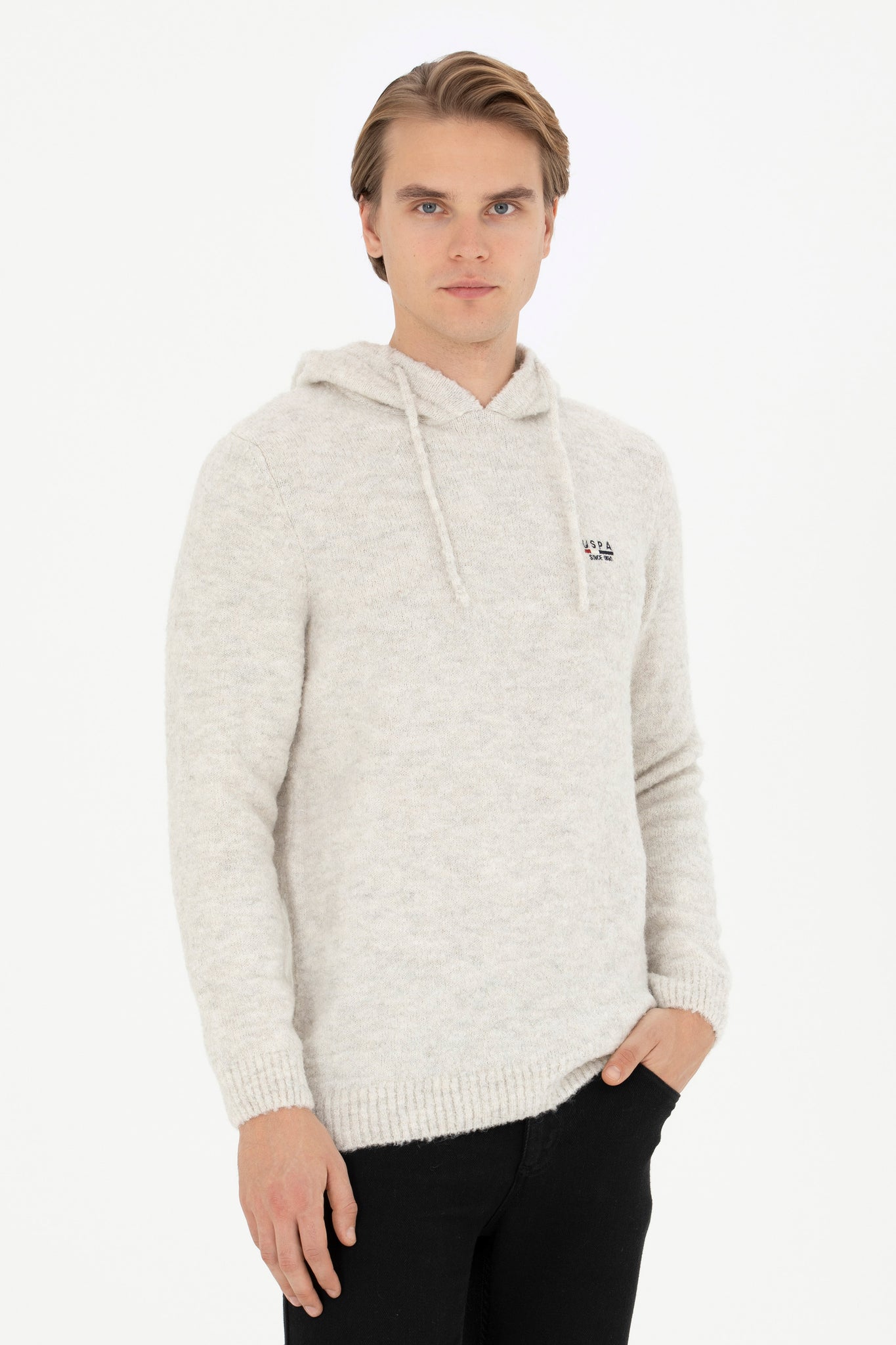 Men's Stone Melange Sweater